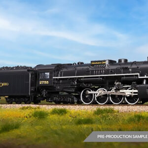 MD-26-908 “PRE-ORDER”  Fox Valley Models HO Scale 2-8-4 Berkshire, Chesapeake & Ohio/Late 1940s