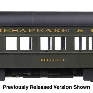 “PRE-ORDER” 82' Pullman Heavyweight 12-1 Sleeper - Ready to Run -- Chesapeake & Ohio Bellvue, HO Scale