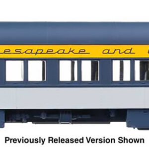 “PRE-ORDER” MD-26-919 82' Pullman Heavyweight 12-1 Sleeper - Ready to Run -- Chesapeake & Ohio Orange Lake, HO Scale