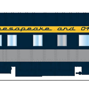 “PRE-ORDER” MD-26-921 Chesapeake & Ohio Business Car #25, N Scale by Broadway Limited